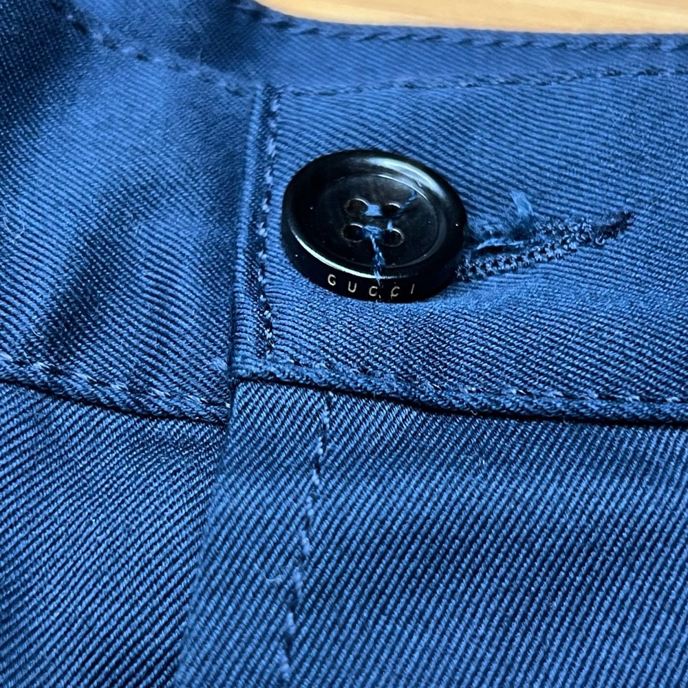 Gucci Men's Navy Blue Shorts - Picture 2 of 14